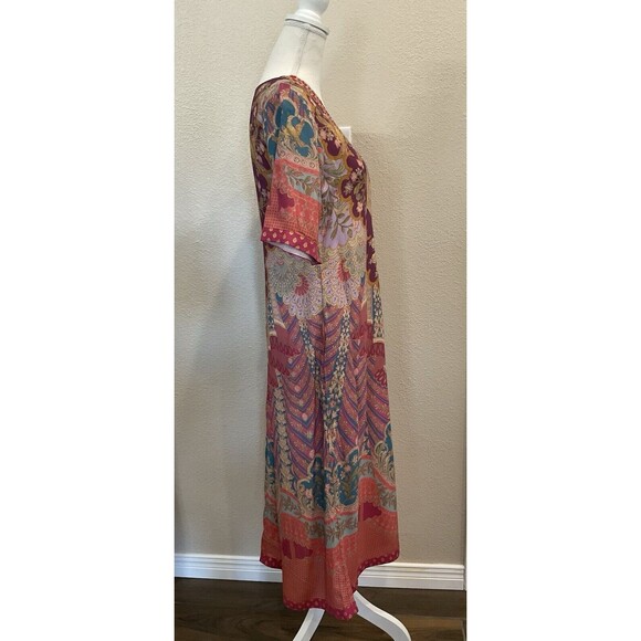 Soft surroundings Parasol dress Siva Magenta XS - Picture 3 of 10